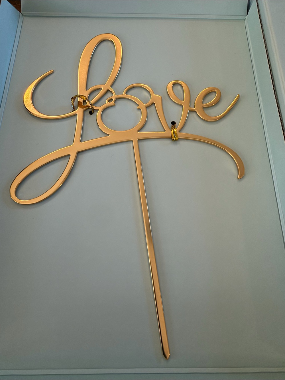 Lenox Gold Script 'Love' Wall Accent